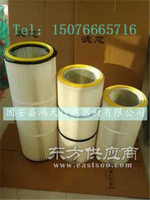 铁盖方盘法兰粉尘回收滤筒快装粉末回收滤筒图片